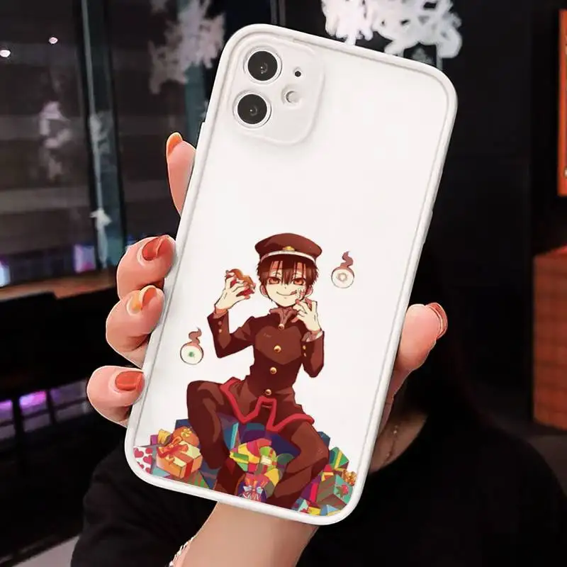 

Jibaku Shounen Hanako Kun Toilet-bound Phone Cases matte transparent For iphone 7 8 11 12 plus mini x xs xr pro max cover
