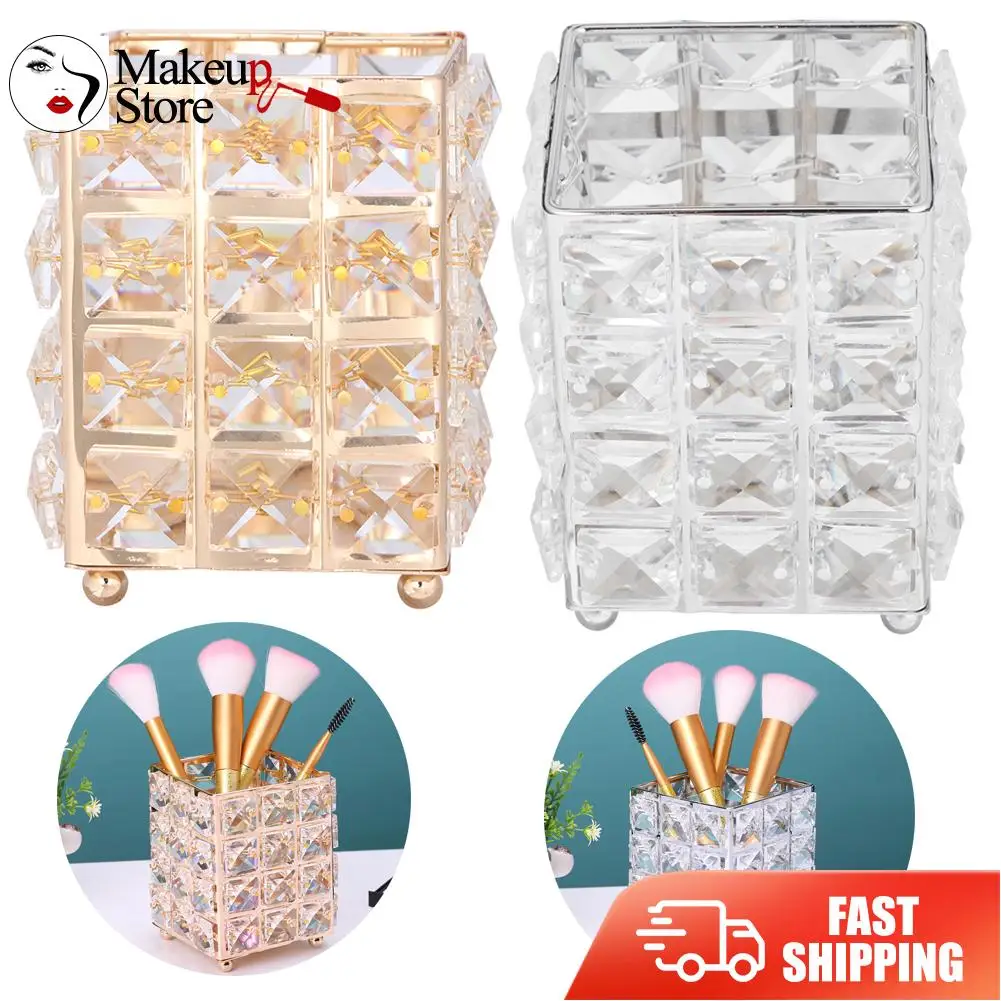 В европейском стиле элегантные металлические Кристальные кисти для макияжа