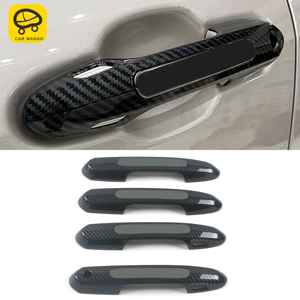 

CarMango for Toyota Highlander XU70 2020-2022 Auto Car Accessories Door Handle Frame Bezel Bowl Sticker Cover Chrome Exterior
