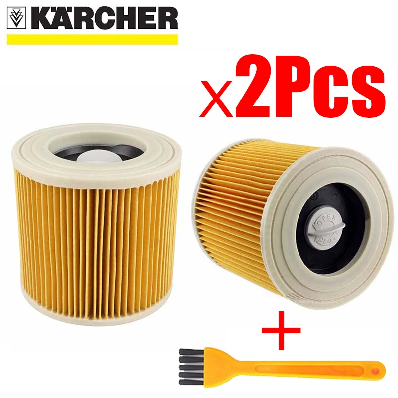 Фильтры для пылесосов Karcher детали картридж HEPA фильтр WD2250 WD3.200 MV2 MV3 WD3 karcher|Запчасти