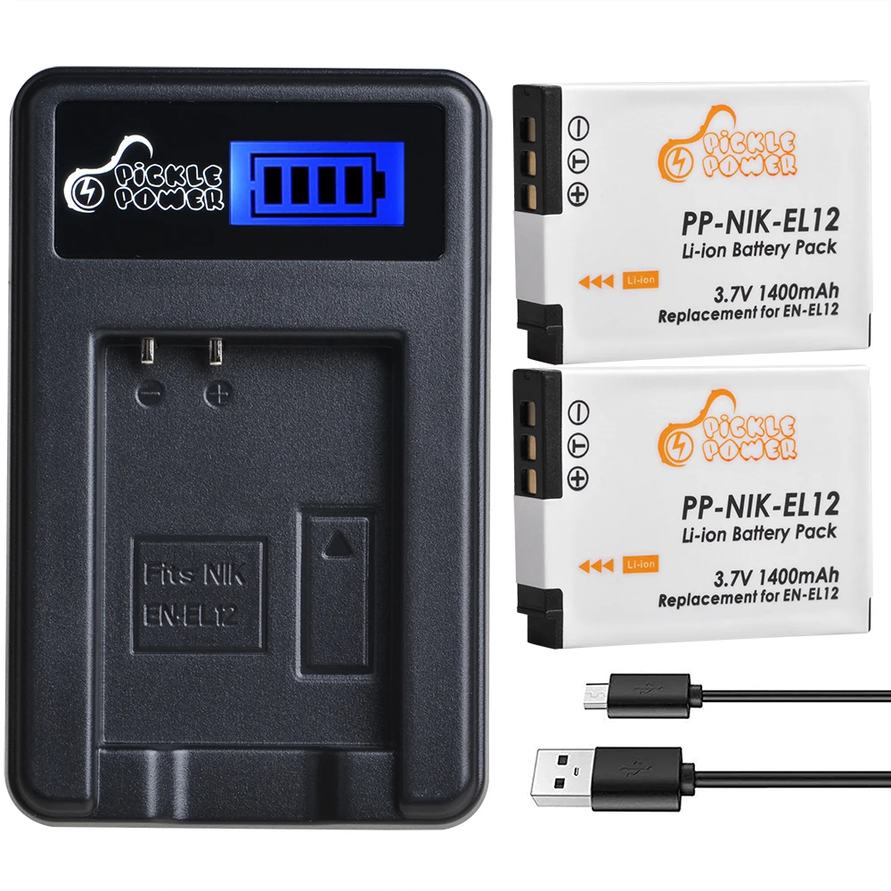 EN-EL12 ENEL12 EN EL12 Battery + Charger for Nikon CoolPix S610 S610c S620 S630 S710 S1000pj P300 P310 P330 S6200 S6300 S9400.
EN-EL12 ENEL12 EN EL12 Battery + Charger for Nikon CoolPix S610 S610c S620 S630 S710 S1000pj P300 P310 P330 S6200 S6300 S9400.