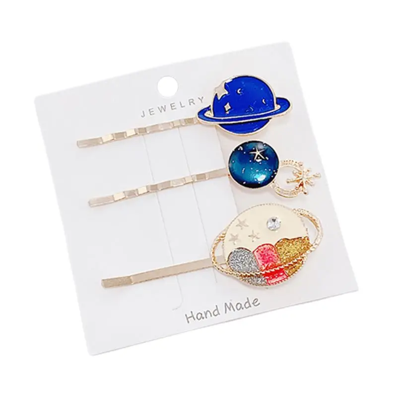 3 шт./компл. Для женщин для укладки волос волнистые заколки милые масла Drop