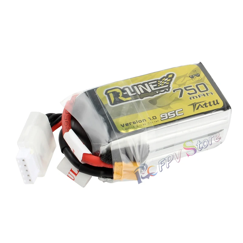 tattu r line 10 lipo 750mah 111 v 148 v 95c 3s 4s1p lipo батарейный блок