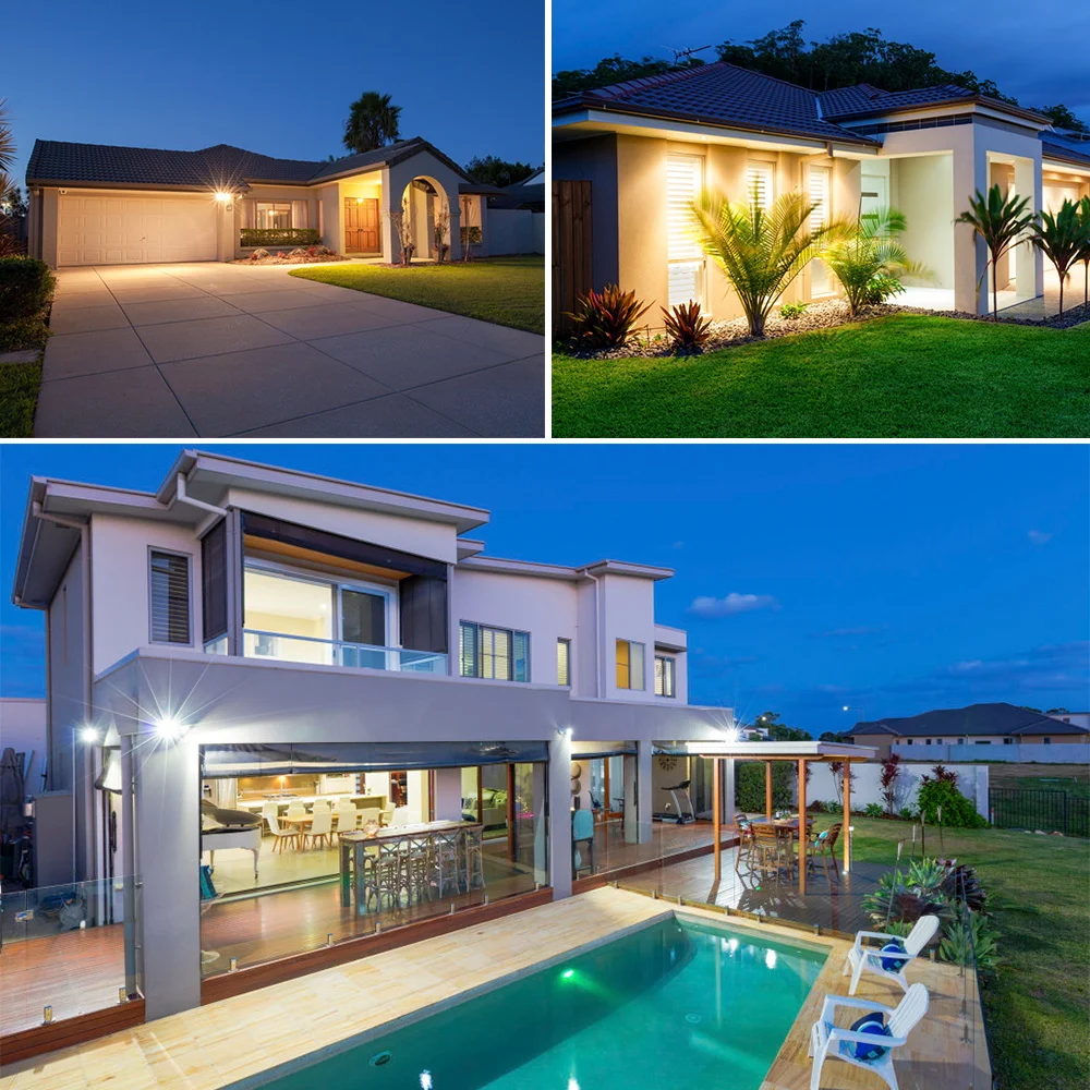 

WENNI Outdoor LED Wall Lamp Waterproof Industrial LED Lighting 110V Barn Light 35W 50W 70W 80W 100W 120W Lampada LED Bulb 220V