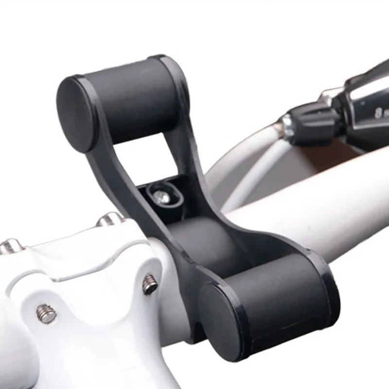 Bicycle Headlight Speedometer Mount Bracket Bike Handlebar Install Extender V-Shaped Double Bar Stand Support Holder | Спорт и