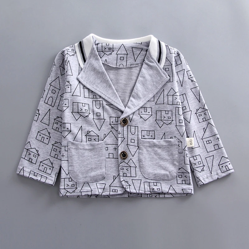 Осень 2020 Модный комплект из 3 предметов для мальчиков куртка рубашка джинсы