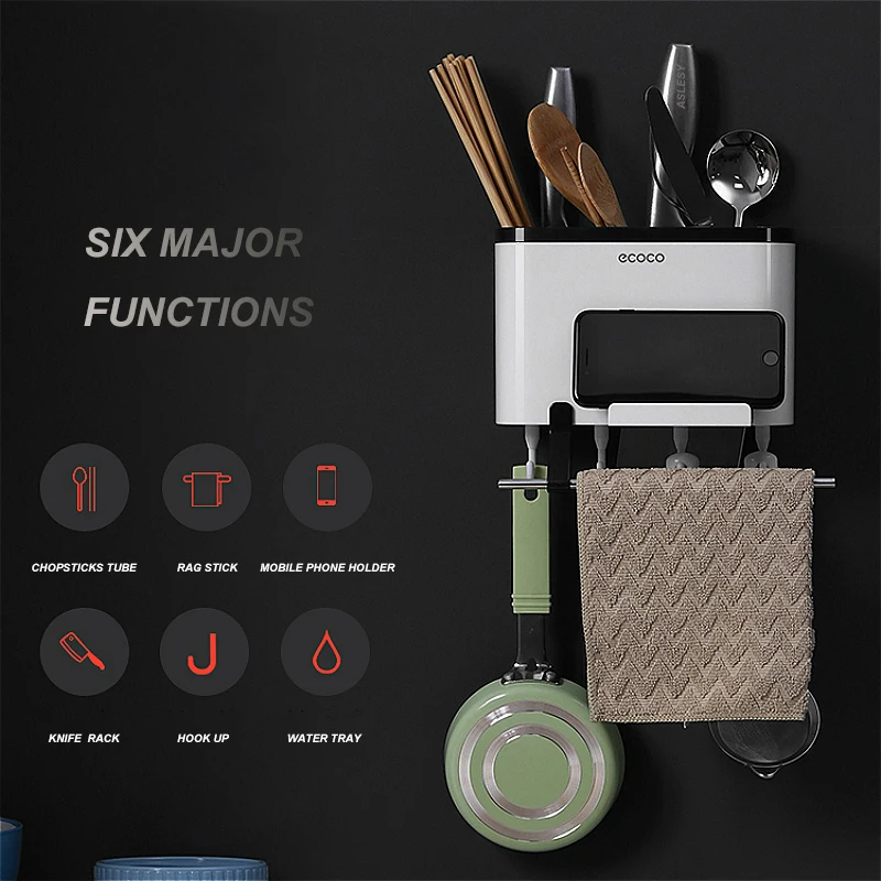 Многофункциональный органайзер для кухонных принадлежностей стойка столовых