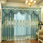 Роскошные элегантные бархатные шторы в европейском стиле с вышивкой на окна для гостиной, спальни, домашний декор высокого качества