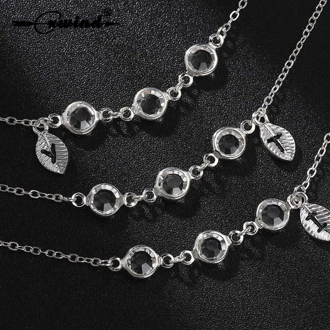 Cxwind Новый кубический цирконий браслет и для женщин 26 Письмо Шарм Регулируемая