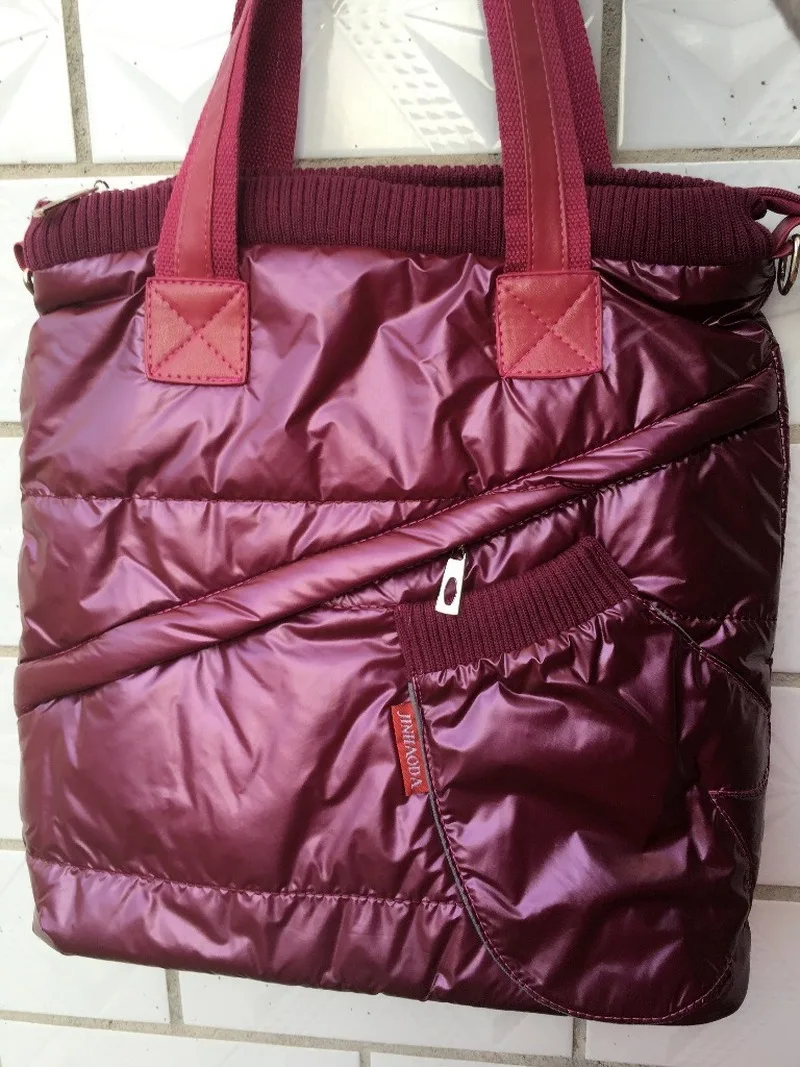 

2020 Winter Women's Space New Cotton Casual Bags Ladies Handbag Shoulder Pads Female Fashion Shoulder Bag tote Bolsas Sac A main