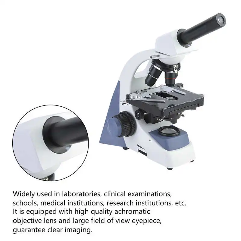 

40-1000X WF10X Biomicroscope Stereo Biological Monocular Microscope EU/US Plug