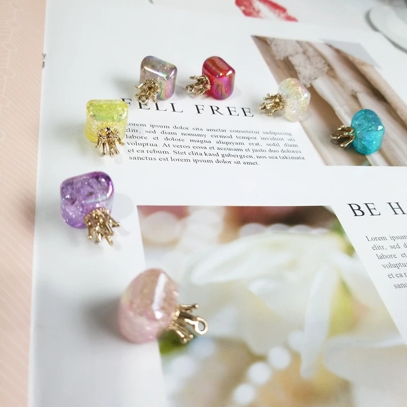 European crown dream temperament 7 - color handmade DIY material jewelry earrings pendant wholesale | Украшения и аксессуары