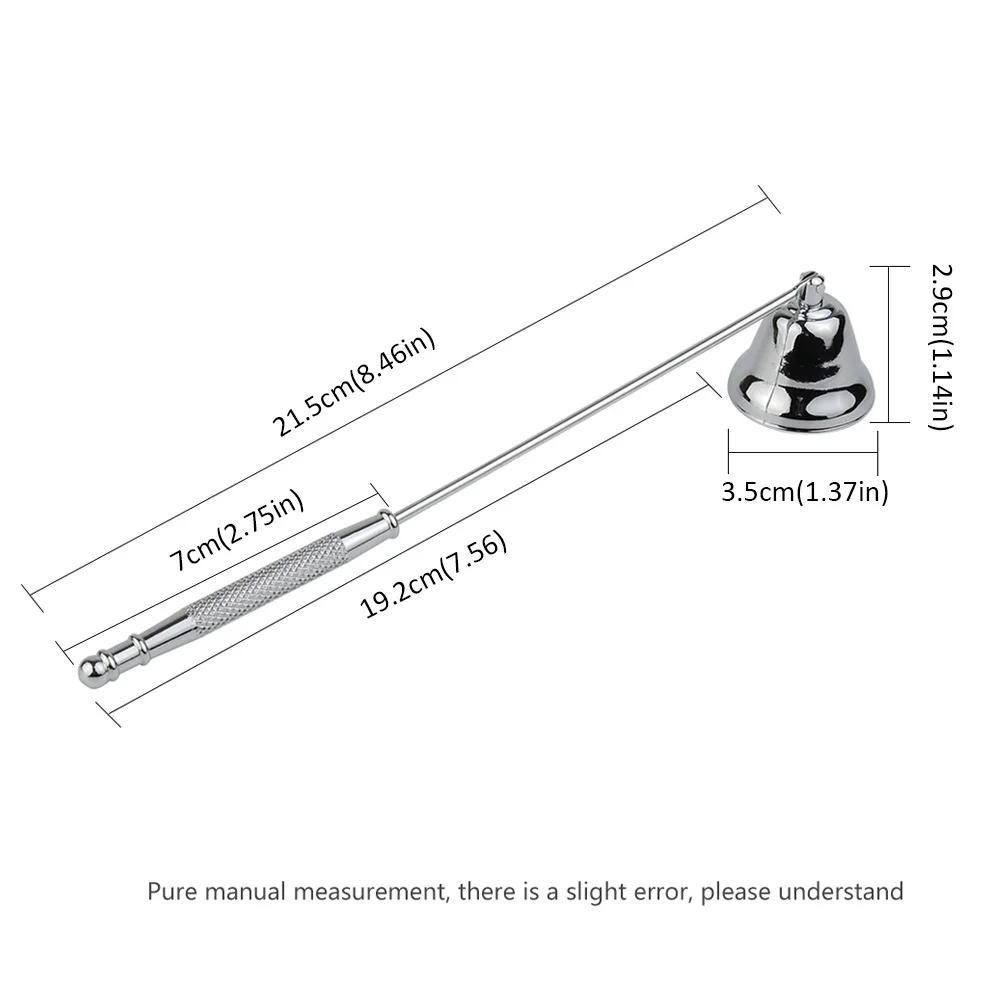 

Stainless Steel Candle Safety Off Candle Tool Snuffer With Long Handle Supply Safe Extinguish Bell Shape To Extinguish Fire