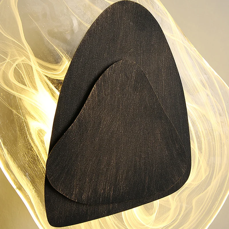 Lampe murale en forme de Cube de glace, design créatif et moderne, luminaire décoratif d'intérieur en verre, montage en Surface, idéal pour un hôtel, une chambre à coucher, un couloir, des escaliers