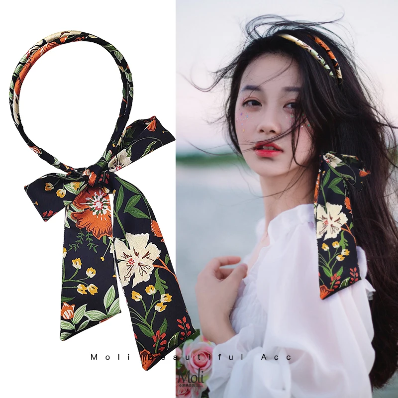 3 шт./лот богемский стиль ультра длинная регулируемая повязка на голову женский