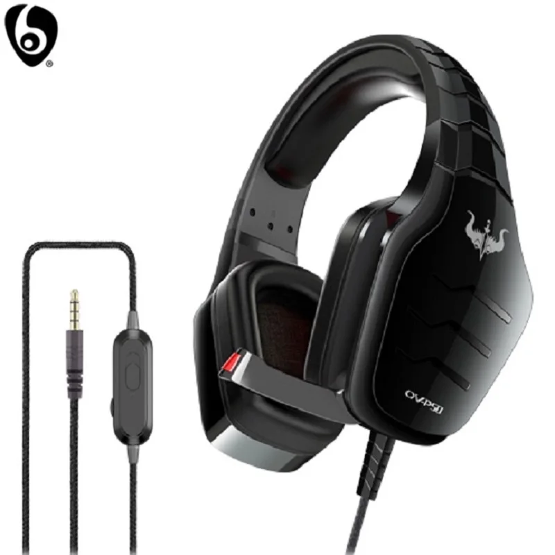 Проводные Игровые наушники OVLENG P50 для киберспорта с микрофоном стереогарнитура
