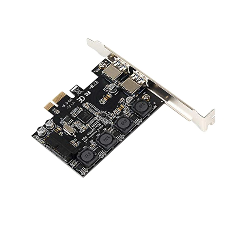 Pci E к двойным Usb3.0 портам Плата расширения Express адаптер Nec D720201 главный чип