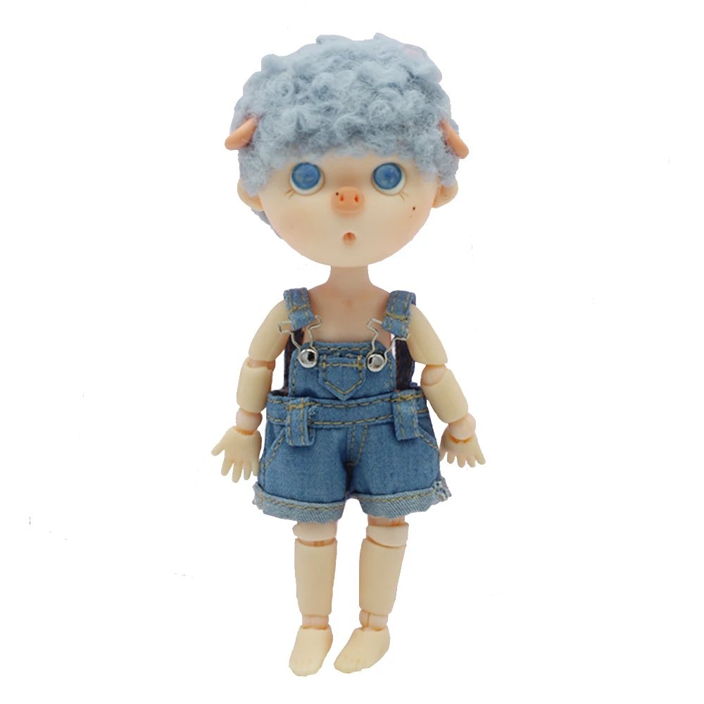 1/12 BJD Dolls Obitsu 11 doll dress overalls clothes for OB11 short pants | Accessories