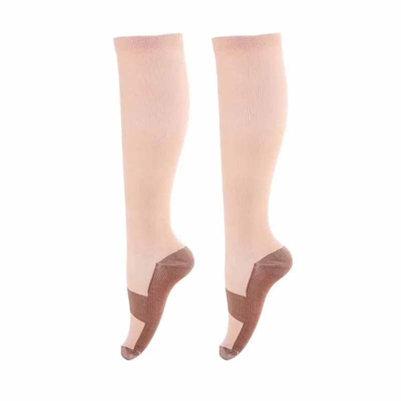 

Compression Socks Women Men Knee High Sandals Printed Cotton Moisture Wicking Hosiery Outdoor Fitness Sport 2021