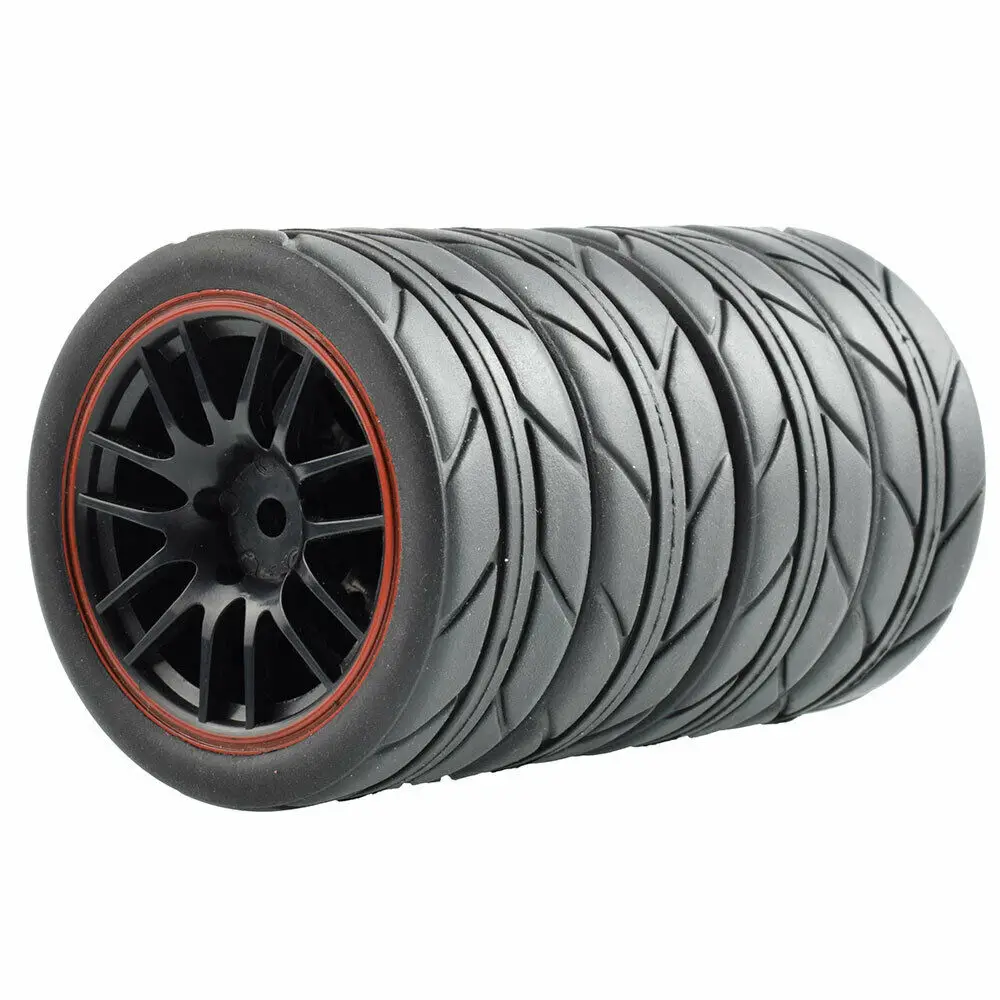 RC 9068 6087 Grip TiresTires & комплекты колес для HSP HPI 1/10 1:10 гоночный автомобиль|Детали и