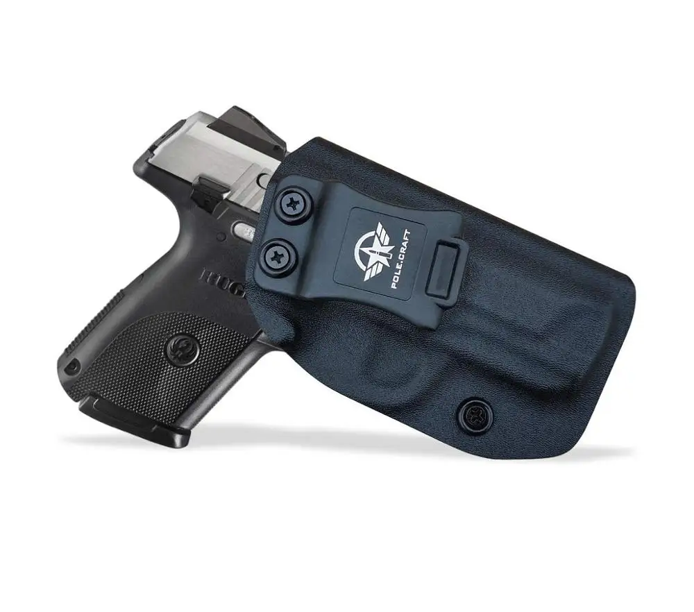 

Pole.Craft Kydex кобура IWB для Ruger SR9C кобуры-внутренний пояс скрытый для переноски-чехол на кнопке-без износа-без дрожания