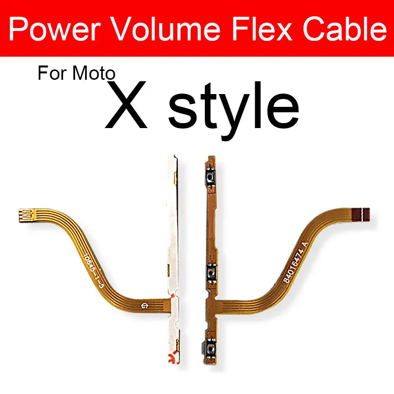 Шлейф кнопки питания громкости для Motorola Moto X2 X3 X Play Style Force Side Key Butoon Flex Ribbon Запасные