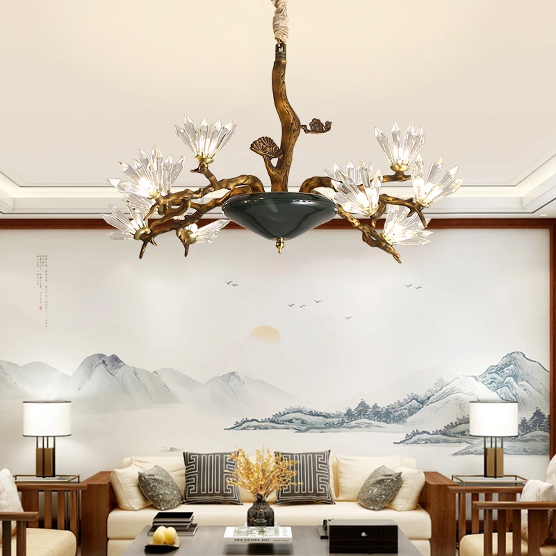 Светодиодные светильники для гостиной роскошные хрустальные люстры современная