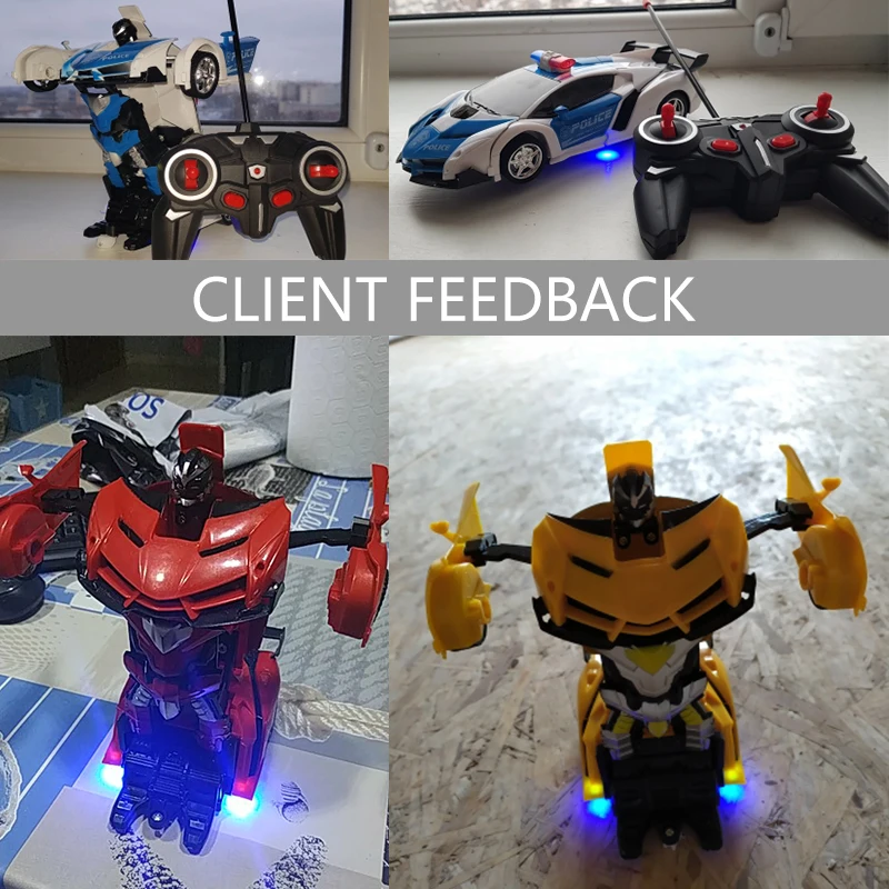 

2021New RC Car Transformation Robots Sports Vehicle Model Robots Toys Cool Deformation Car Kids Toys Gifts Birthday For Boys