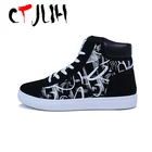 Кроссовки CTJLIH мужские с вулканизированной подошвой, высокие дышащие, спортивная обувь для бега