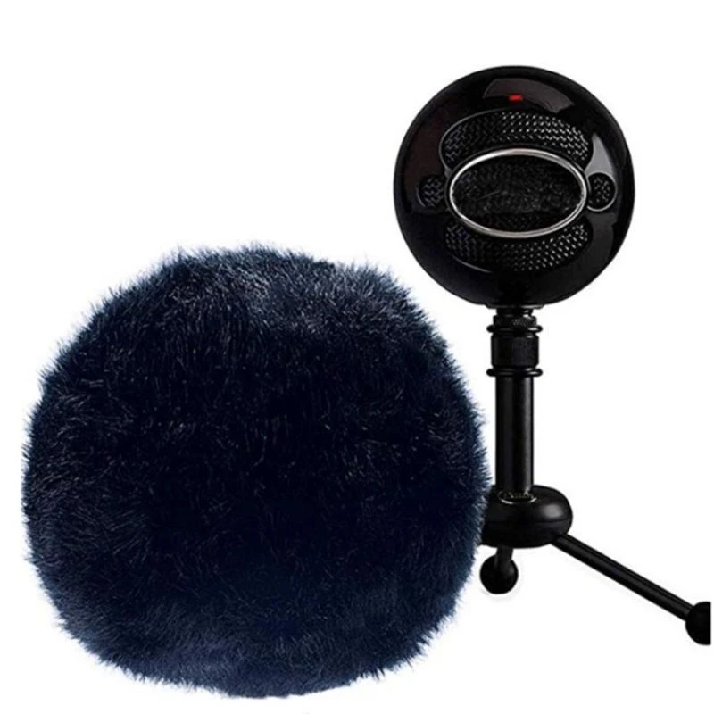Foam Mic Cover Artificial Fur Windscreen Muff for Blue Snowball Microphone | Электроника