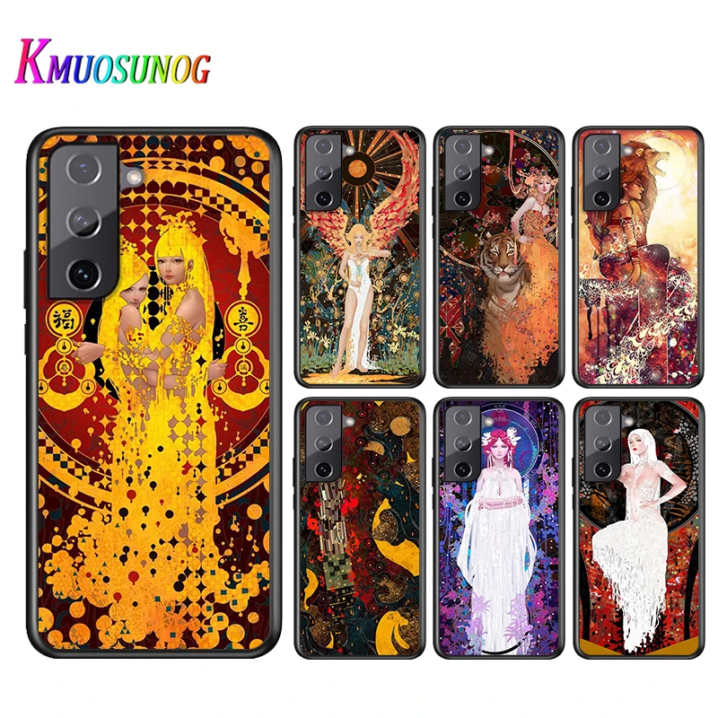 

Fashion character art For Samsung Galaxy S21 S10 S10E S19 S8 S7 S6 Note 20 10 9 8 Plus Pro Edge Ultra Soft Phone Case