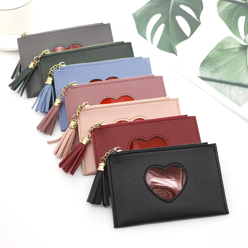 Держатель для кредитных карт тонкий кожаный кошелек деловой чехол денег мужчин и