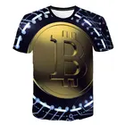 Bitcoin революция Bitcoin крипто рубашка-криптовалюта футболка классная Повседневная гордость футболка для мужчин; Модная обувь унисекс; 3D футболка