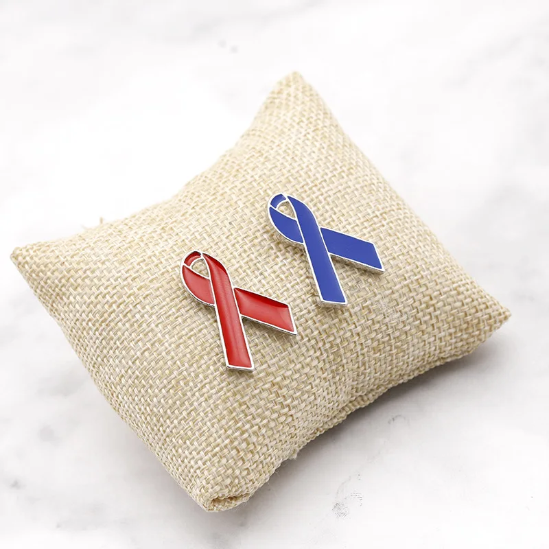 

Factory Direct Sales New HIV World AIDS Day Red Ribbon Charity Ambassador Brooch Accessories