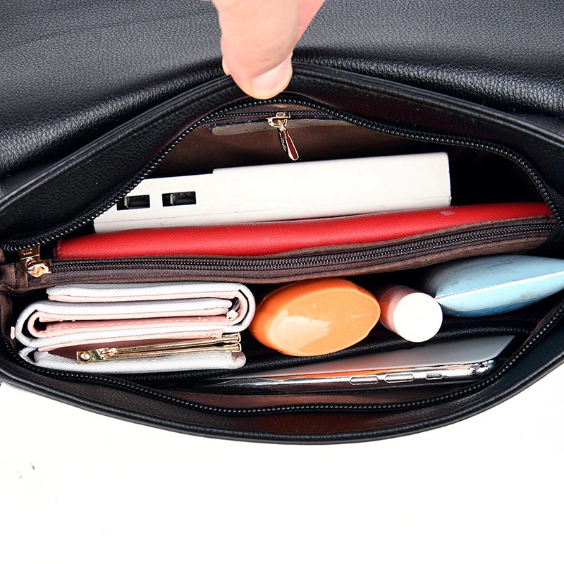 

Classic Fashion Ladies Small Casual Soft Leather Crossbody Bag 2020 Wallet and Handbag Luxury Brand High Quality Shoulder Bag