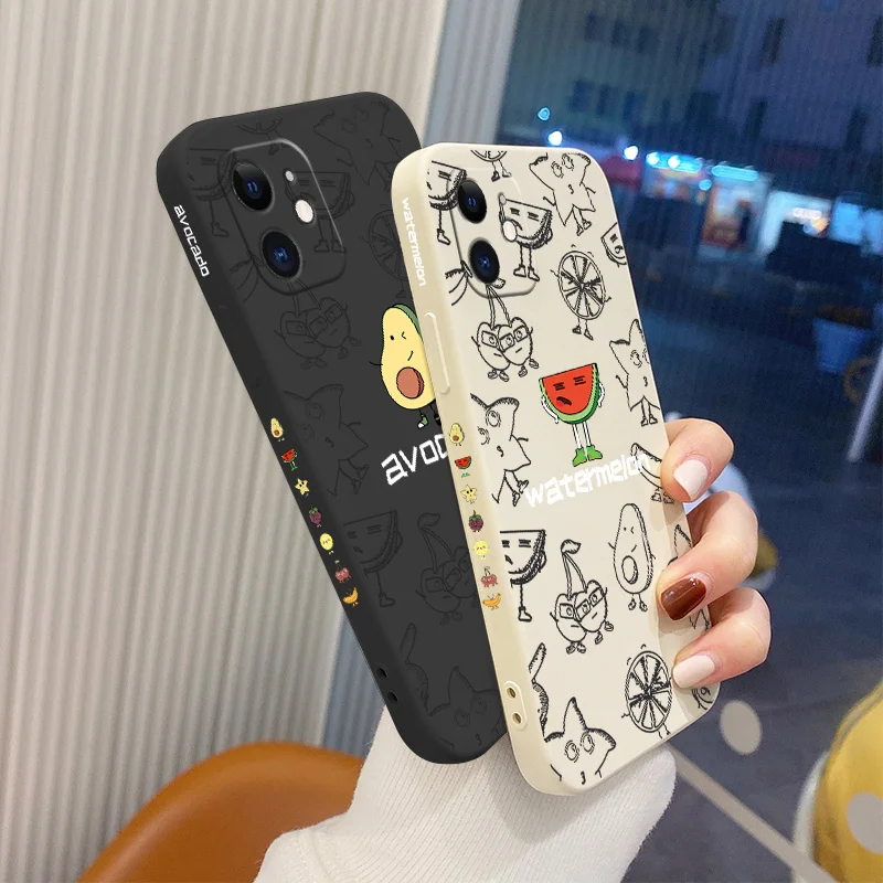 Shockproof Liquid Silicone Case For iPhone 13 12 Pro Max Mini 11 Pro Max X XR XS MAX SE2020 8 7 6 Plus Phone Back Cover Case