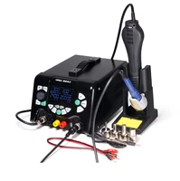yihua 853d5a ii hot air gun soldering iron rework station with 5a 30v dc power supply 3 in 1 soldering station