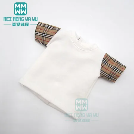 Blyth кукольная одежда модная клетчатая рубашка, топ, шорты, обувь для OB23 OB24 кукла azone аксессуары - Цвет: XB--032--A