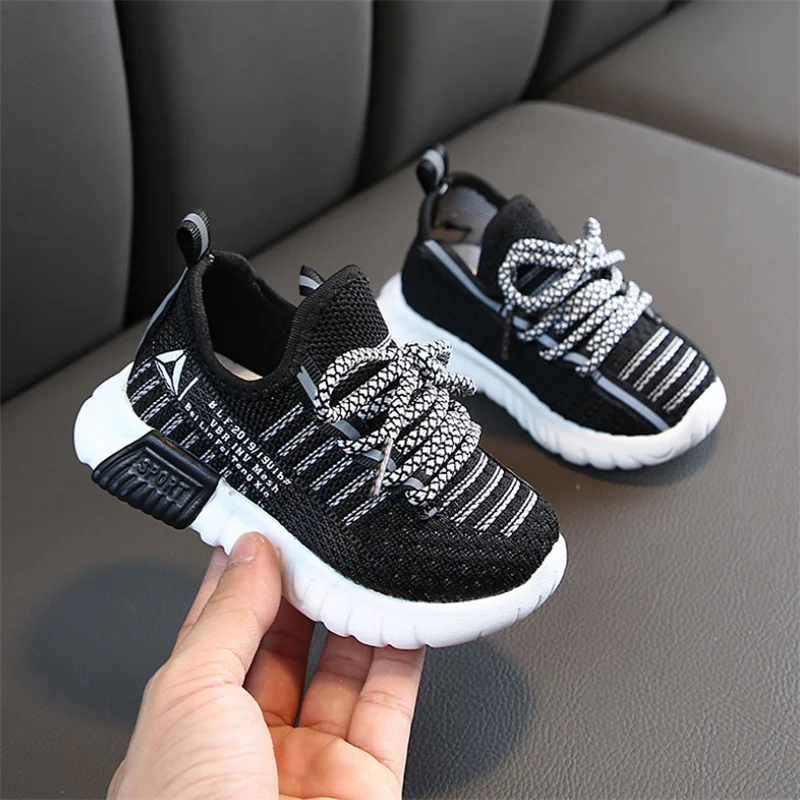 

2021 Autumn Children Shoes Boys Girls Sport Shoes Breathable Infant Shoes Sneakers Soft Bottom Non-Slip Casual Kids Shoes