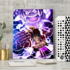 Домашний декор, наклейки на стену с принтом, винтажная бумага, Япония, Новые постеры с мотивами аниме Luffy Roronoa Zoro Nami, художественные постеры на стену