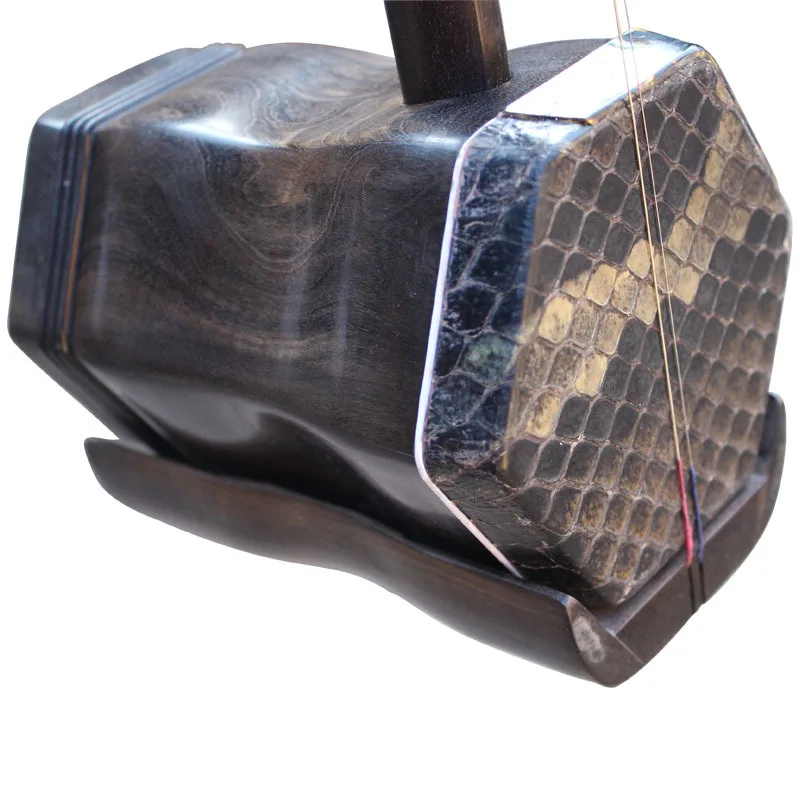 Goede Zwart Palissander Erhu Met Hard Case/Tuner/Bow/Rosin/Snaren Folk Muziek Instrument