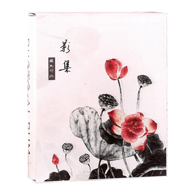 

6 Inch Photo Album 200 Pockets Interstitial Scrapbook Paper Picture Storage Baby Family Wedding Foto DIY Craft