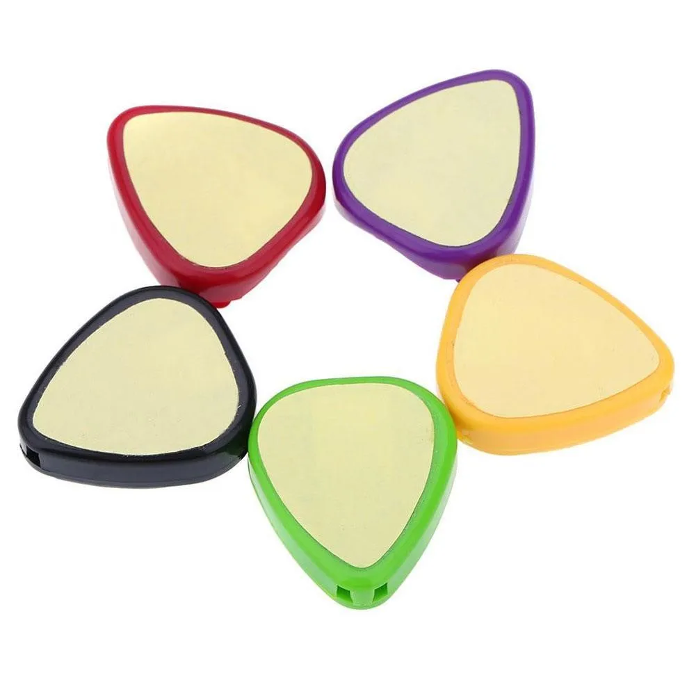 10 teilesatz farbe zufällig gitarre picks box durable gitarre fall material picks gitarre halter elektrische kunststoff akustische teile bo o4e3