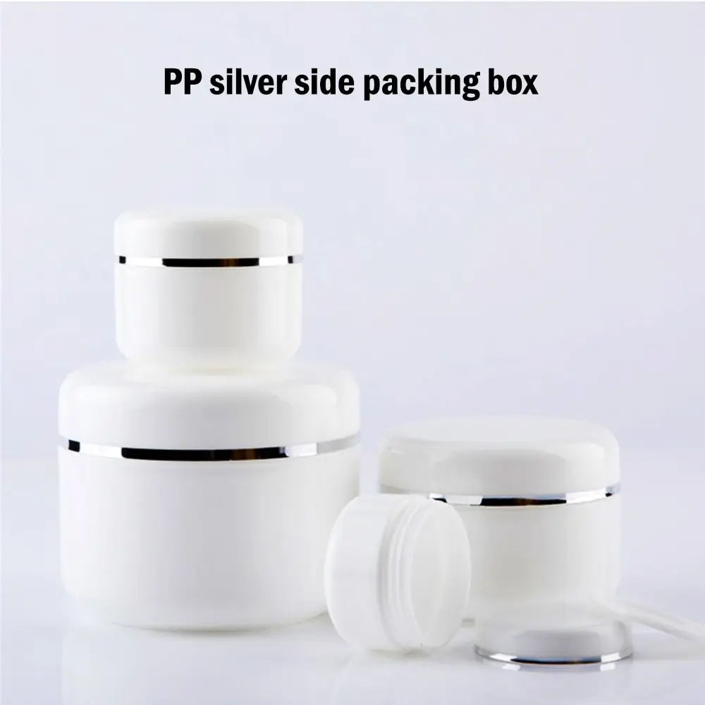 

Refillable Bottles Travel Face Cream Lotion Cosmetic Container Plastic Empty Makeup Jar Pot 150/200/250ml