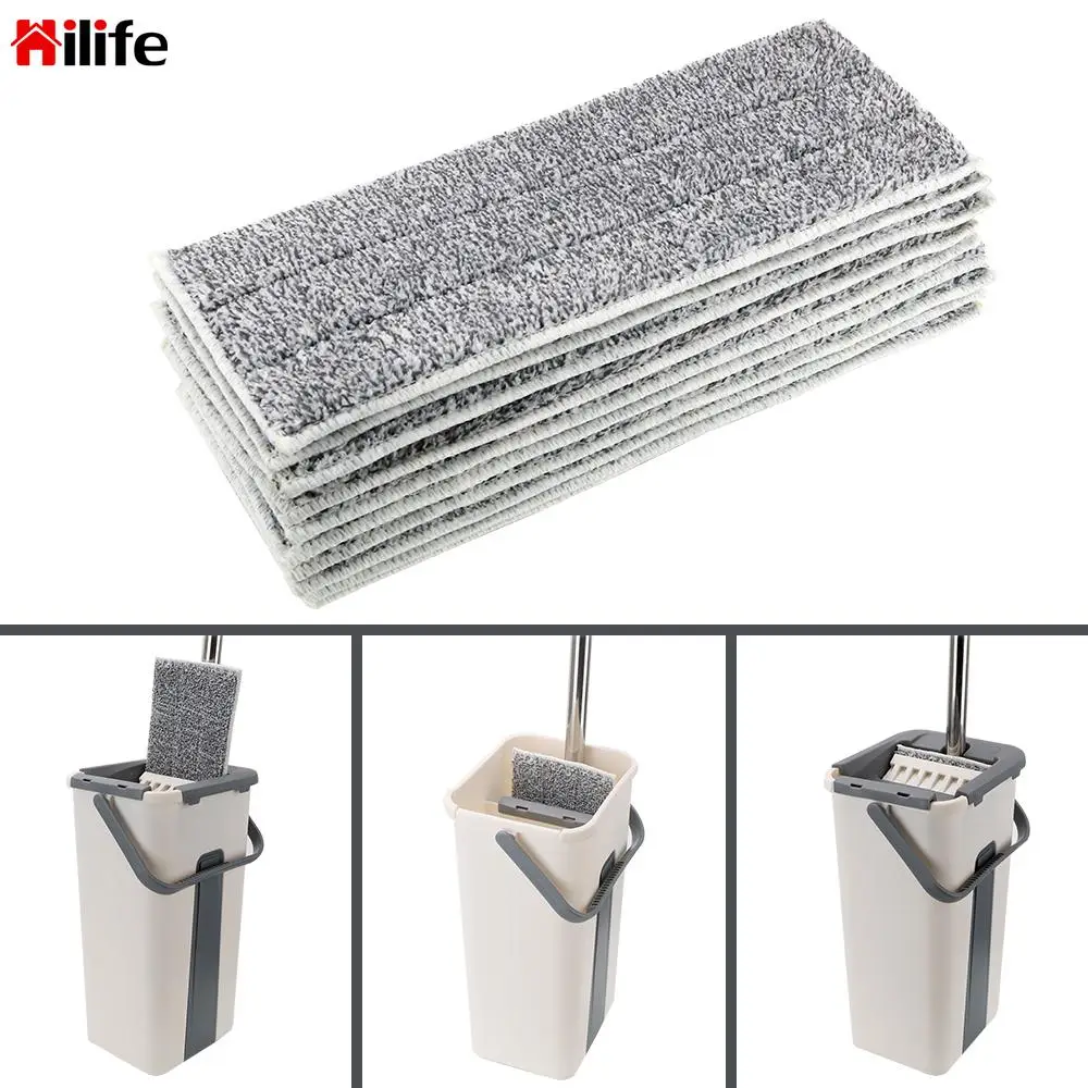 

HILIFE 4 piece/6 piece Washable Spray Mop Pad Home Cleaning Mop Replacement Pad Mop Accessories Replacement Microfiber Pads