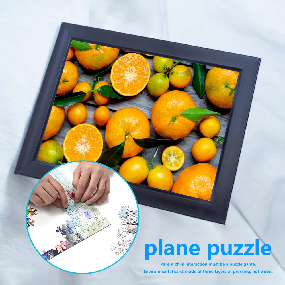 

1000pcs DIY Orange Fruit Paper Puzzles Jigsaw Intelligent Educational Toys Children Adult Game Play Toy Handmade Christmas Gift