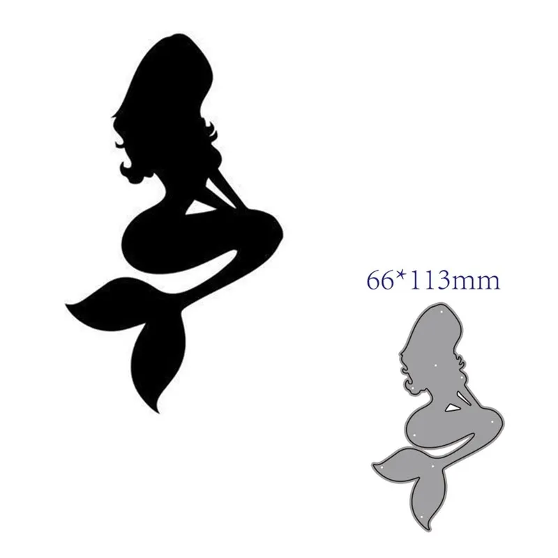 Металлические режущие штампы высечки форма для украшения русалки скрапбук