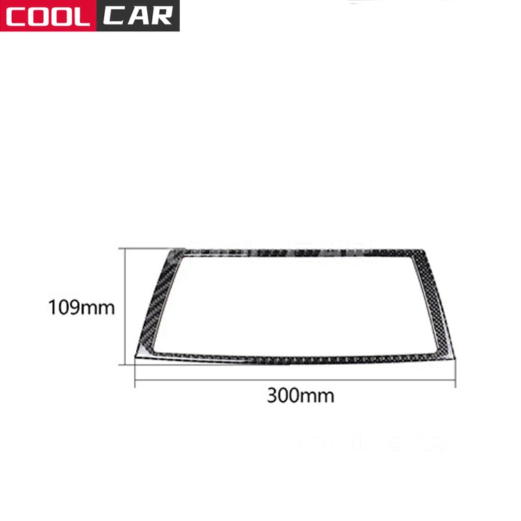 

For BMW X5 E70 E71 Old X6 Carbon Fiber Navigation Control Panel Frame Housing Car Modified Interior Accessories