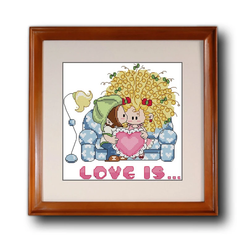 Набор для вышивки крестиком KL014 набор сделай сам рождественского декора картина