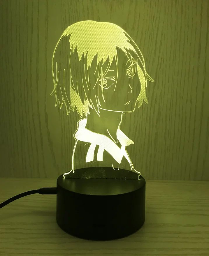 

Anime 3d Lamp Zero Two Figure Nightlight Kids Child Girls Bedroom Decor Light Manga Gift Night Light Lamp haikyuu
